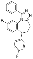 CAS#: 77796-13-5， 9-Fluoro-6-(4-Fluorophenyl)-1-Phenyl-5,6-Dihydro-4H-[1,2,4]Triazolo[4,3-a][1]Benzazepine