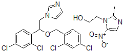 CAS#: 77828-66-1， 1-[2-(2,4-Dichlorophenyl)-2-[(2,4-Dichlorophenyl)Methoxy]Ethyl]Imidazole, 2-(2-Methyl-5-Nitroimidazol-1-Yl)Ethanol