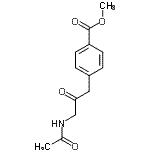 CAS#: 77846-91-4， Methyl 4-(3-acetamido-2-oxopropyl)benzoate
