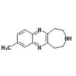 CAS#: 778520-60-8， 8-Methyl-2,3,4,5-tetrahydro-1H-azepino[4,5-b]quinoxaline
