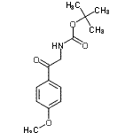 CAS#: 778617-61-1， 2-Methyl-2-propanyl [2-(4-methoxyphenyl)-2-oxoethyl]carbamate