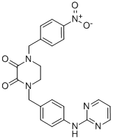 CAS#: 77917-22-7， 1-[(4-Nitrophenyl)Methyl]-4-[[4-(Pyrimidin-2-Ylamino)Phenyl]Methyl]Piperazine-2,3-Dione