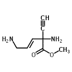 CAS#: 779273-69-7， Methyl (3E)-2,5-diamino-2-ethynyl-3-pentenoate