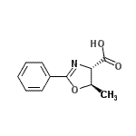 CAS#: 779289-59-7， (4S,5R)-5-Methyl-2-phenyl-4,5-dihydro-1,3-oxazole-4-carboxylic acid