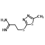 CAS#: 779292-42-1， 3-[(5-Methyl-1,3,4-thiadiazol-2-yl)sulfanyl]propanimidamide