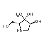 CAS#: 779308-12-2， (2R,3S,4R)-2-(Hydroxymethyl)-3-methyl-3,4-pyrrolidinediol