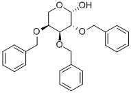 structure of CAS# 77943-33-0, 2,3,4-Tri-O-Benzyl-beta-L-Arabinopyranose
