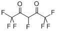 structure of CAS# 77968-17-3, 1,1,1,3,5,5,5-Heptafluoropentane-2,4-Dione;3H-Perfluoroacetylacetone, 1,1,1,3,5,5,5-Heptafluoropentane-2,4-Dione;1,1,1,3,5,5,5-Heptafluoropentane-2,4-Dione 97%;1,1,1,3,5,5,5-Heptafluoropentane-2,4-Dione97%