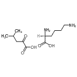 CAS#: 78000-32-5， 4-Methyl-2-oxopentanoic acid - L-lysine (1:1)
