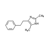 CAS#: 780721-77-9， 2,4-Dimethyl-5-(2-phenylethyl)-1H-imidazole