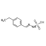 CAS#: 780731-89-7， (2E)-2-(4-Ethylbenzylidene)hydrazinesulfonic acid