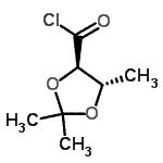 CAS#: 78086-73-4， (4R,5S)-2,2,5-Trimethyl-1,3-dioxolane-4-carbonyl chloride
