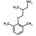 CAS#: 781595-59-3， 3-(2,6-Dimethylphenoxy)-2-methyl-1-propanamine