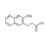 CAS#: 781610-24-0， 3-(2-Methyl-1,8-naphthyridin-3-yl)propanoic acid