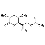 CAS#: 781668-07-3， 2-[(2S,3S,5R)-3,5-Dimethyl-6-oxotetrahydro-2H-pyran-2-yl]-2-propen-1-yl acetate