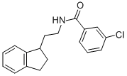 CAS#: 78239-29-9， 3-Chloro-N-[2-(2,3-Dihydro-1H-Inden-1-Yl)Ethyl]Benzamide