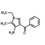 CAS#: 782390-39-0， (4-Amino-1-ethyl-5-methyl-1H-pyrazol-3-yl)(phenyl)methanone