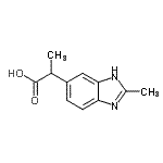 CAS#: 782394-99-4， 2-(2-Methyl-1H-benzimidazol-5-yl)propanoic acid