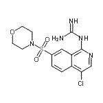 CAS#: 782435-06-7， 2-[4-Chloro-7-(4-morpholinylsulfonyl)-1-isoquinolinyl]guanidine