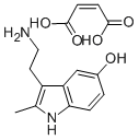 structure of CAS# 78263-91-9, 2-Methylserotonin Maleate Salt
