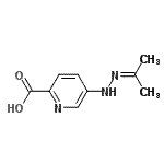 CAS#: 78273-21-9， 5-(2-Isopropylidenehydrazino)-2-pyridinecarboxylic acid