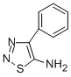 structure of CAS# 78301-72-1, 4-Phenyl-1,2,3-Thiadiazol-5-Amine;4-Phenyl-1,2,3-Thiadiazol-5-Amine ,97%;5-Amino-4-Phenyl-1,2,3-Thiadiazole 97%;4-Phenyl-1,2,3-Thiadiazol-5-Amine 97%
