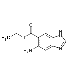 CAS#: 783248-93-1， Ethyl 5-amino-1H-benzimidazole-6-carboxylate