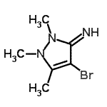 CAS#: 783249-53-6， 4-Bromo-1,2,5-trimethyl-1,2-dihydro-3H-pyrazol-3-imine