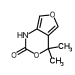 CAS 登录号：78329-69-8， 4,4-二甲基-4H-呋喃并[3,4-d][1,3]恶嗪-2(1H)-酮