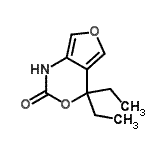 CAS#: 78329-72-3， 4,4-Diethyl-4H-furo[3,4-d][1,3]oxazin-2(1H)-one