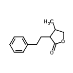 CAS#: 783323-25-1， 4-Methyl-3-(2-phenylethyl)dihydro-2(3H)-furanone