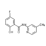 CAS#: 783371-14-2， 5-Fluoro-2-hydroxy-N-(4-methyl-2-pyridinyl)benzamide