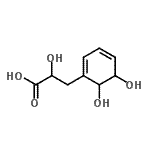 CAS#: 78368-38-4， 3-(5,6-Dihydroxy-1,3-cyclohexadien-1-yl)-2-hydroxypropanoic acid