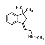 CAS#: 784080-37-1， (2E)-2-(3,3-Dimethyl-2,3-dihydro-1H-inden-1-ylidene)-N-methylethanamine
