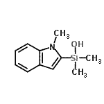 CAS#: 784161-65-5， Dimethyl(1-methyl-1H-indol-2-yl)silanol