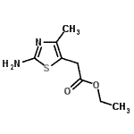 CAS#: 78468-68-5， Ethyl (2-amino-4-methyl-1,3-thiazol-5-yl)acetate