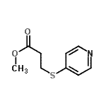 CAS#: 78526-49-5， Methyl 3-(4-pyridinylsulfanyl)propanoate