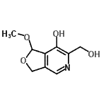 CAS#: 785716-50-9， 6-(Hydroxymethyl)-1-methoxy-1,3-dihydrofuro[3,4-c]pyridin-7-ol