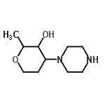 CAS#: 785730-78-1， 1,5-Anhydro-2,3,6-trideoxy-3-(1-piperazinyl)hexitol