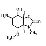 CAS#: 785740-69-4， (3aS,4R,6S,7S,7aS)-6-Amino-7-hydroxy-4-methoxy-3-methylhexahydro-1,3-benzoxazol-2(3H)-one
