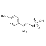 CAS#: 785754-35-0， (2E)-2-[1-(4-Methylphenyl)ethylidene]hydrazinesulfonic acid