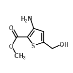 CAS#: 785803-61-4， Methyl 3-amino-5-(hydroxymethyl)-2-thiophenecarboxylate