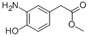 structure of CAS# 78587-72-1, Methyl 2-(3-Amino-4-Hydroxyphenyl)Acetate;METHYL 2-(3-AMINO-4-HYDROXYPHENYL)ACETATE