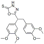 CAS#: 78613-15-7， 5-[1,2-Bis(3,4-Dimethoxyphenyl)Ethyl]-3H-1,3,4-Oxadiazole-2-Thione