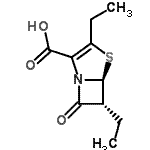 CAS#: 786593-86-0， (5S,6R)-3,6-Diethyl-7-oxo-4-thia-1-azabicyclo[3.2.0]hept-2-ene-2-carboxylic acid
