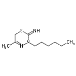 CAS#: 786626-35-5， 3-Hexyl-5-methyl-3,6-dihydro-2H-1,3,4-thiadiazin-2-imine