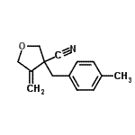 CAS#: 786682-59-5， 3-(4-Methylbenzyl)-4-methylenetetrahydro-3-furancarbonitrile