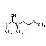 CAS#: 786685-93-6， N-(2-Methoxyethyl)-N-methyl-1-(methylsulfanyl)ethanamine