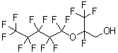 结构式 CAS# 78693-85-3, 2,3,3,3-四氟-2-(全氟戊氧基)丙-1-醇