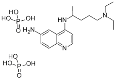 CAS 登录号:78703-85-2, N-(5-二乙基氨基戊烷-2-基)喹啉-4,6-二胺